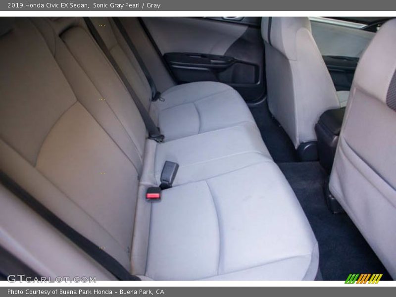 Sonic Gray Pearl / Gray 2019 Honda Civic EX Sedan