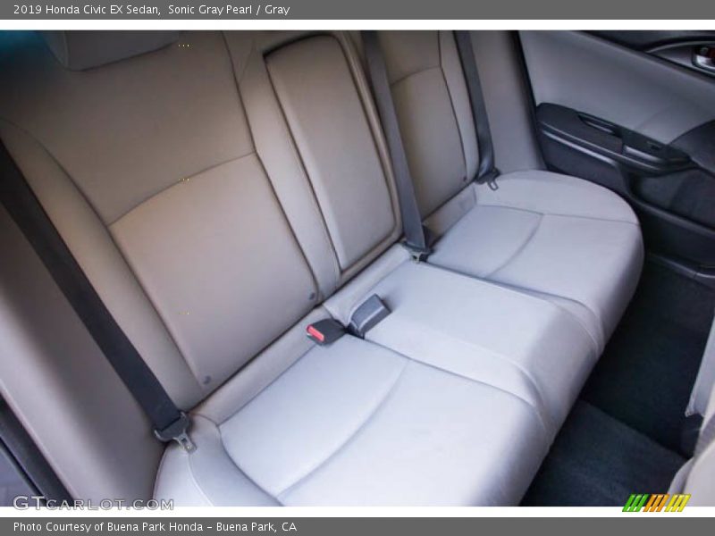 Sonic Gray Pearl / Gray 2019 Honda Civic EX Sedan