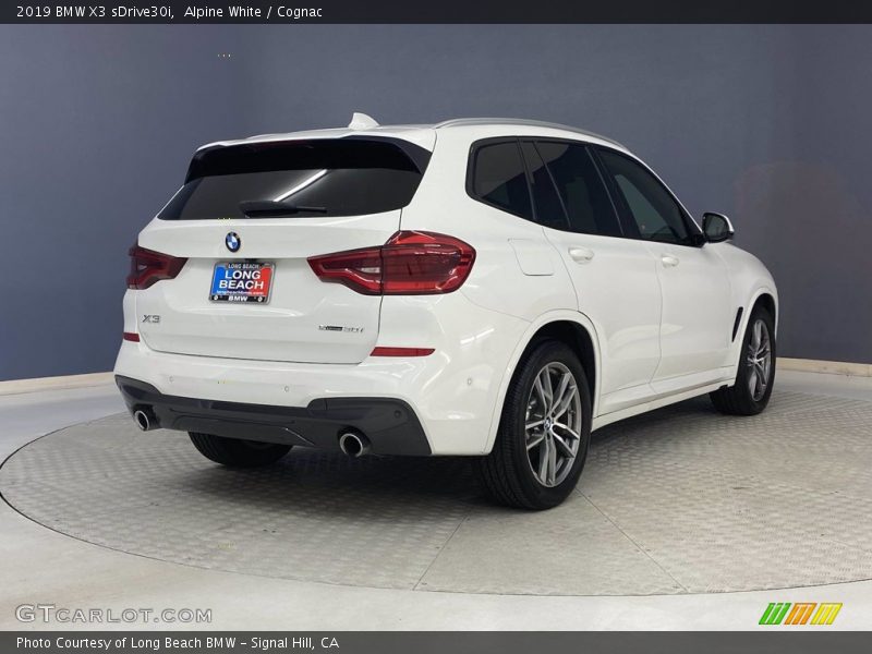 Alpine White / Cognac 2019 BMW X3 sDrive30i