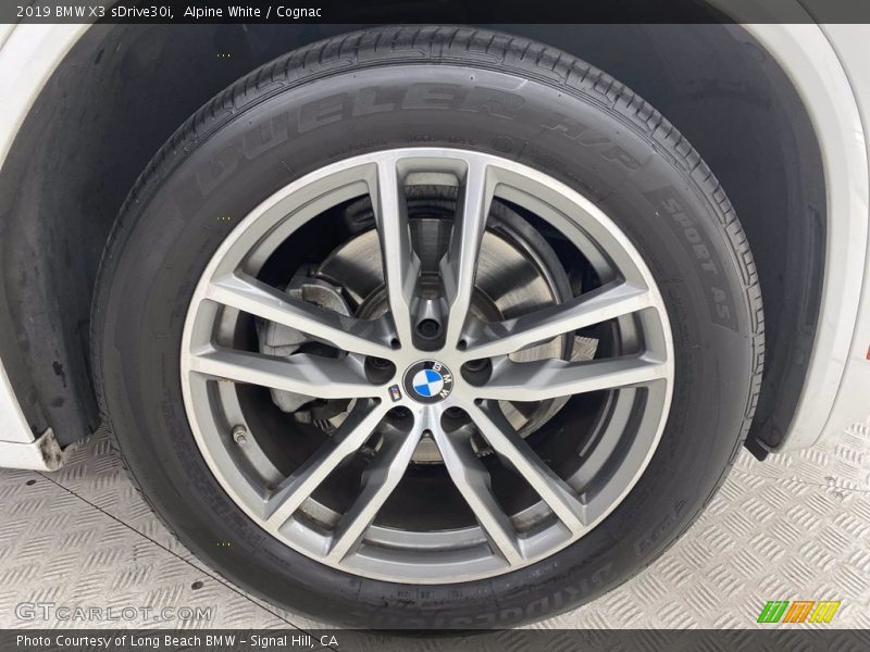 Alpine White / Cognac 2019 BMW X3 sDrive30i