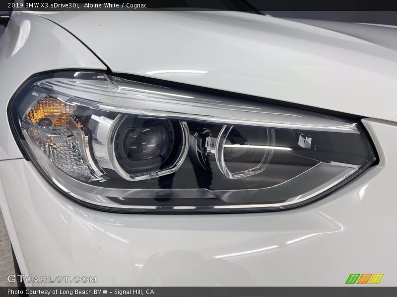 Alpine White / Cognac 2019 BMW X3 sDrive30i