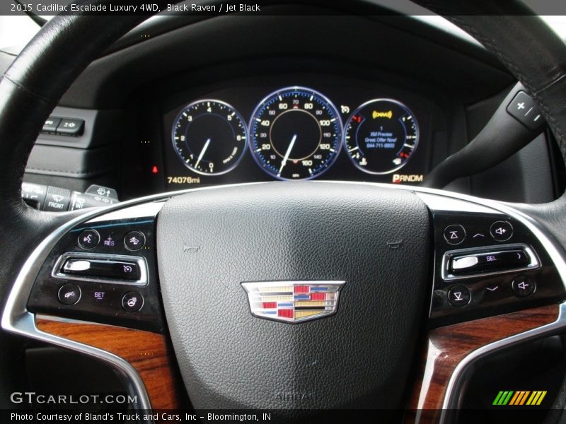 Black Raven / Jet Black 2015 Cadillac Escalade Luxury 4WD