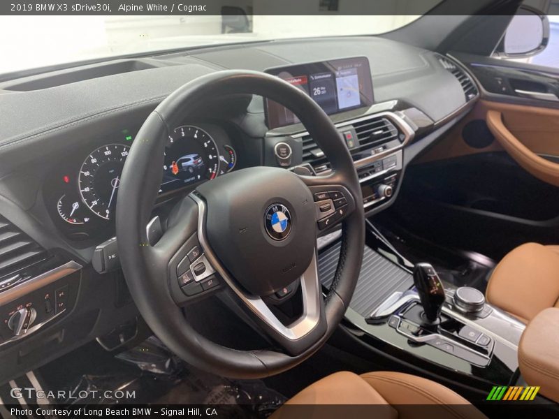 Alpine White / Cognac 2019 BMW X3 sDrive30i