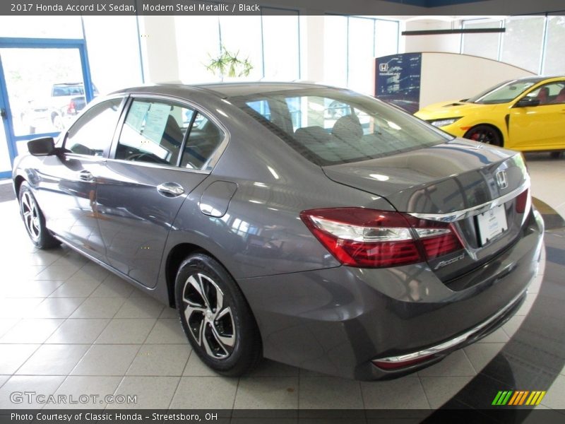 Modern Steel Metallic / Black 2017 Honda Accord LX Sedan