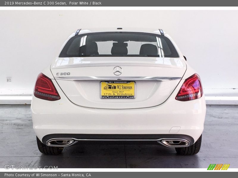 Polar White / Black 2019 Mercedes-Benz C 300 Sedan