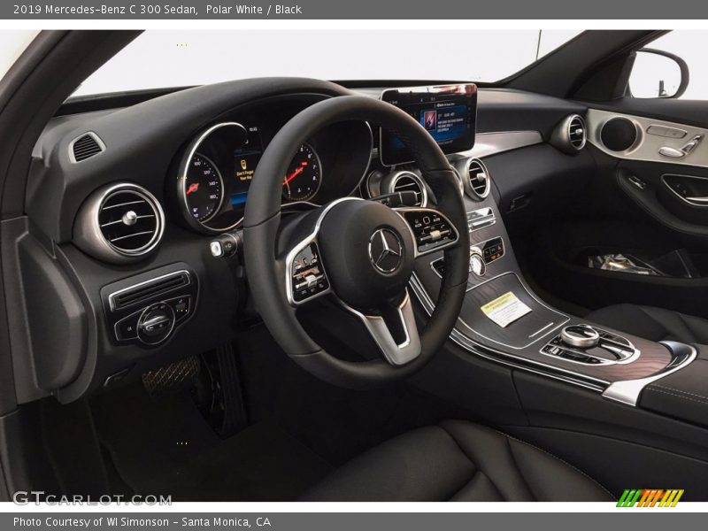 Polar White / Black 2019 Mercedes-Benz C 300 Sedan