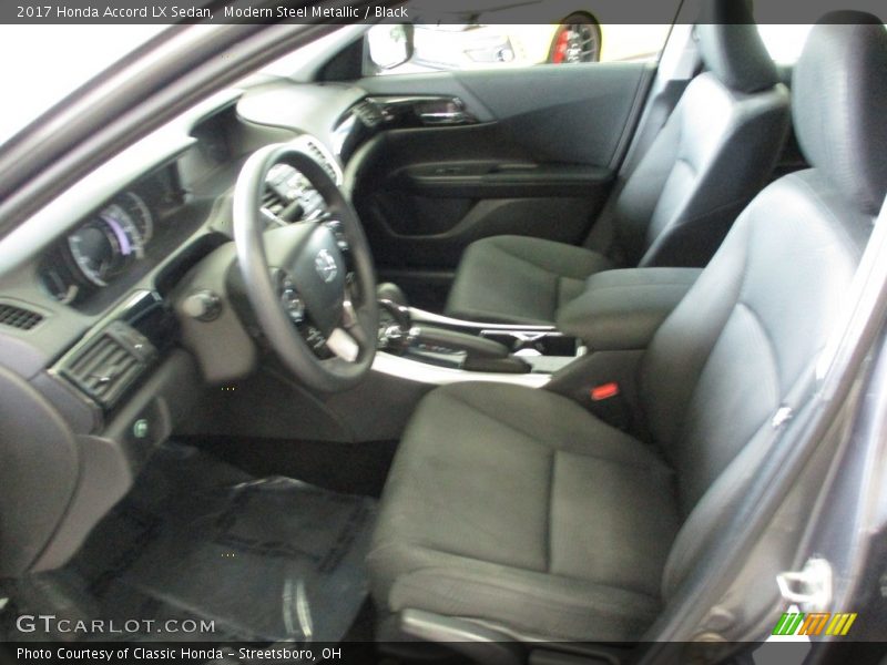 Modern Steel Metallic / Black 2017 Honda Accord LX Sedan