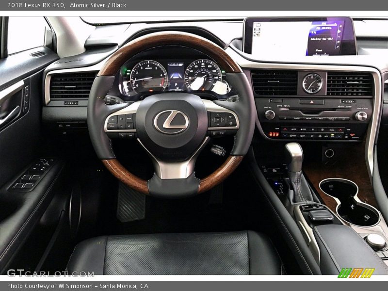 Controls of 2018 RX 350