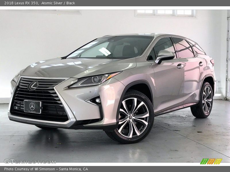 Front 3/4 View of 2018 RX 350