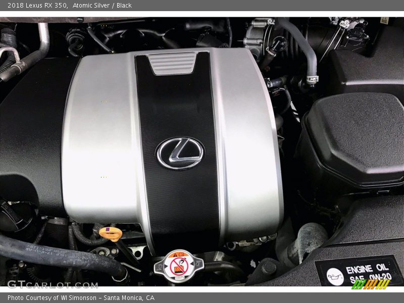  2018 RX 350 Engine - 3.5 Liter DOHC 24-Valve VVT-i V6