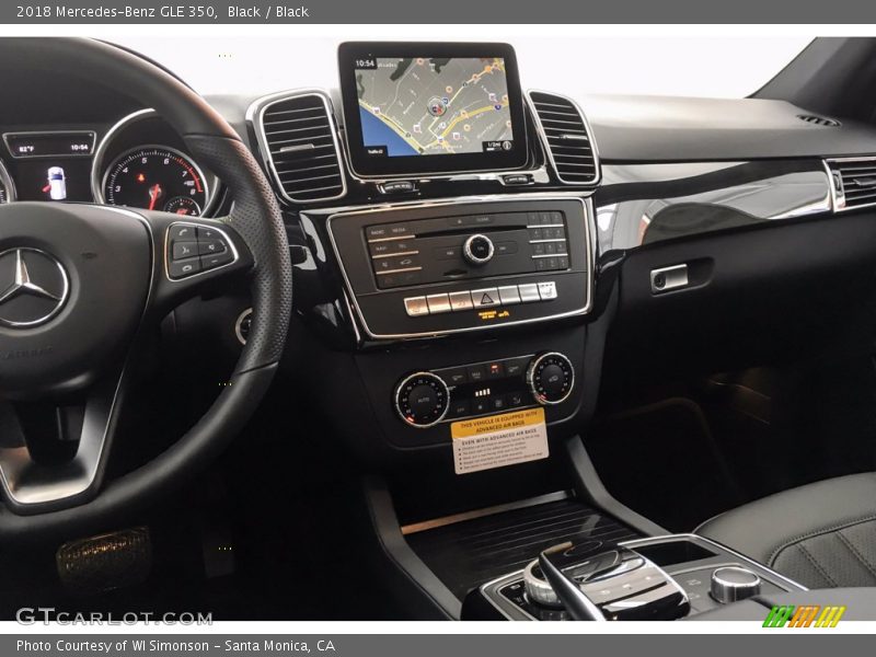 Black / Black 2018 Mercedes-Benz GLE 350