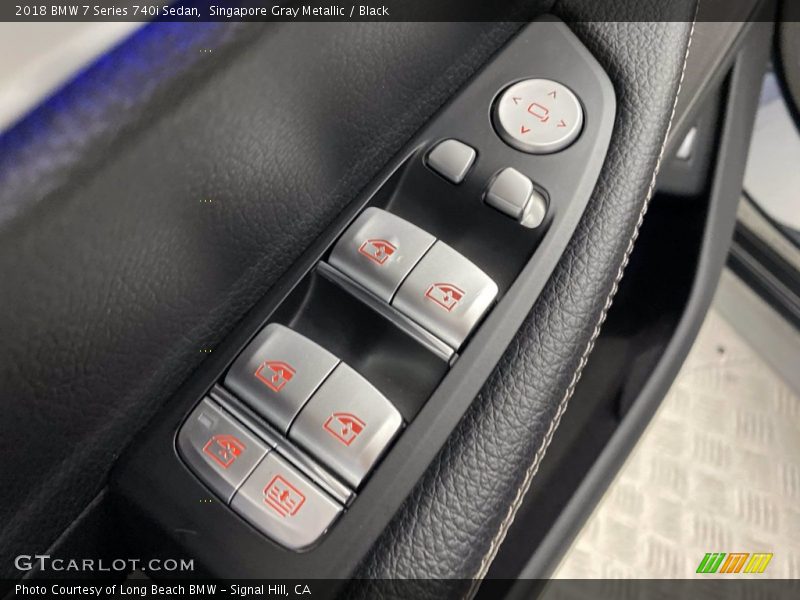 Singapore Gray Metallic / Black 2018 BMW 7 Series 740i Sedan