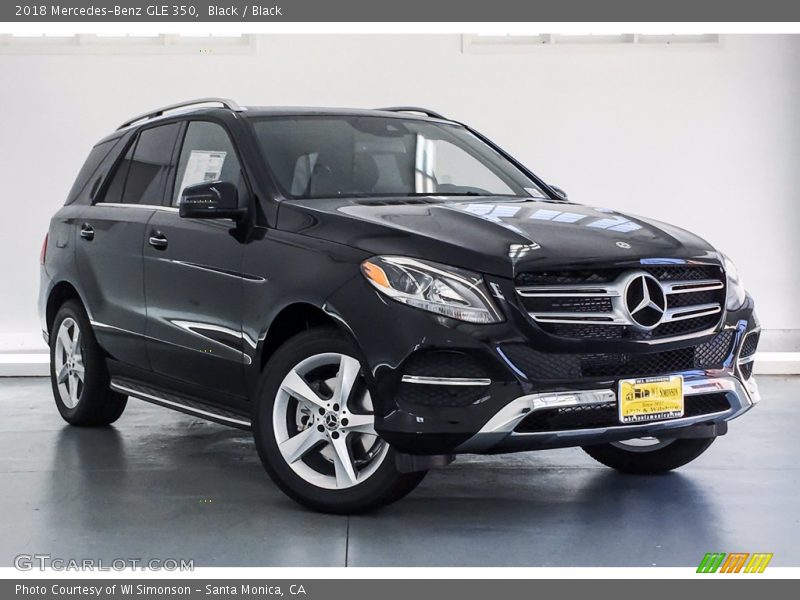 Black / Black 2018 Mercedes-Benz GLE 350