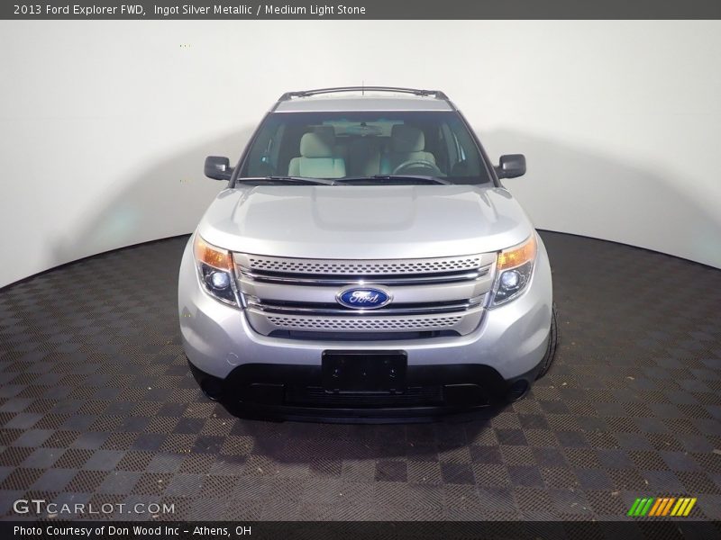 Ingot Silver Metallic / Medium Light Stone 2013 Ford Explorer FWD