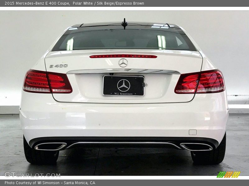  2015 E 400 Coupe Polar White