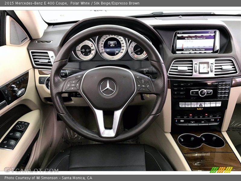 Dashboard of 2015 E 400 Coupe