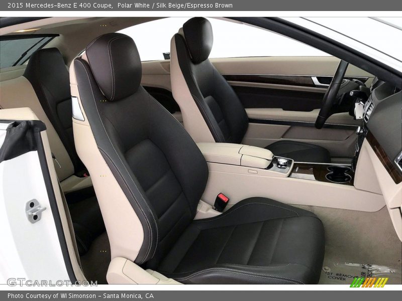 Front Seat of 2015 E 400 Coupe