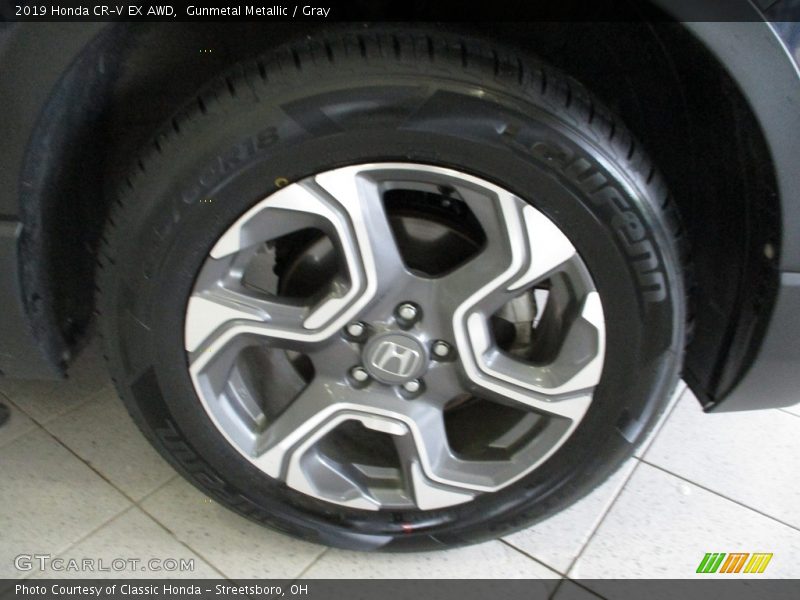 Gunmetal Metallic / Gray 2019 Honda CR-V EX AWD