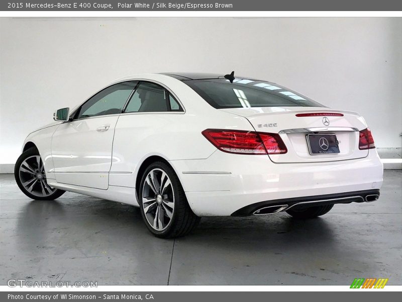  2015 E 400 Coupe Polar White