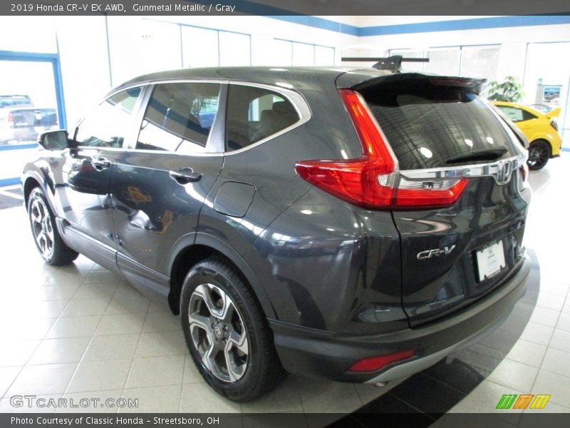 Gunmetal Metallic / Gray 2019 Honda CR-V EX AWD