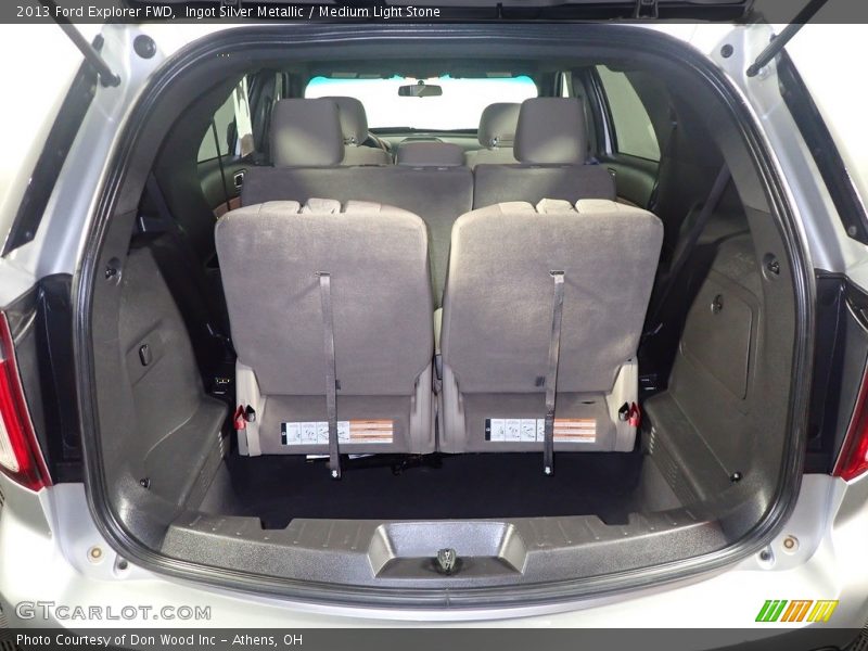 Ingot Silver Metallic / Medium Light Stone 2013 Ford Explorer FWD