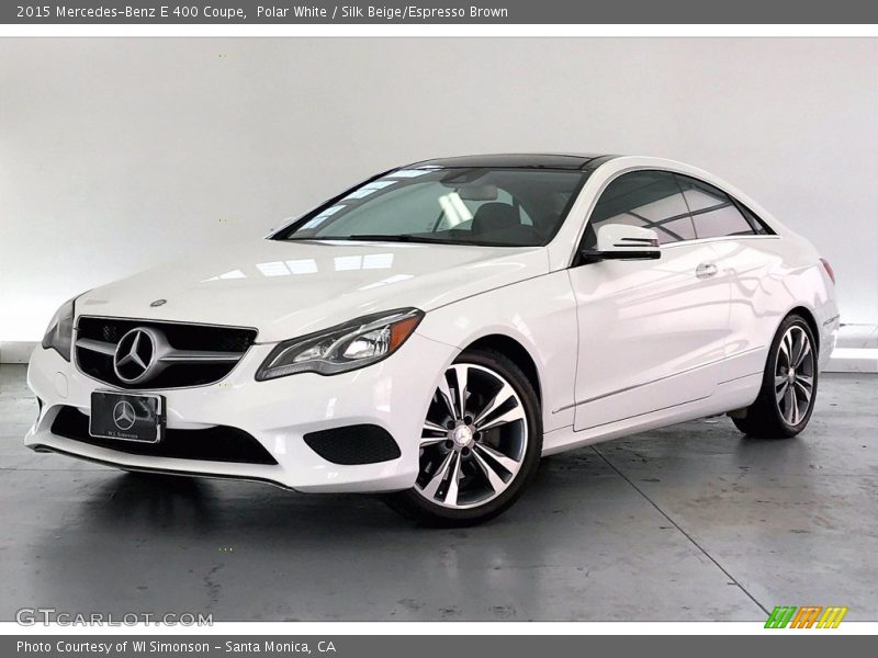  2015 E 400 Coupe Polar White