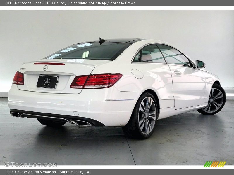  2015 E 400 Coupe Polar White