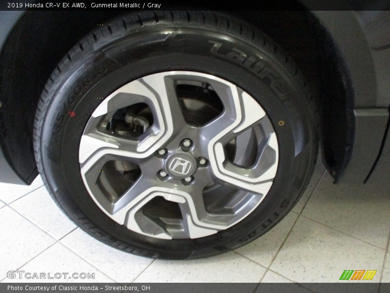 Gunmetal Metallic / Gray 2019 Honda CR-V EX AWD