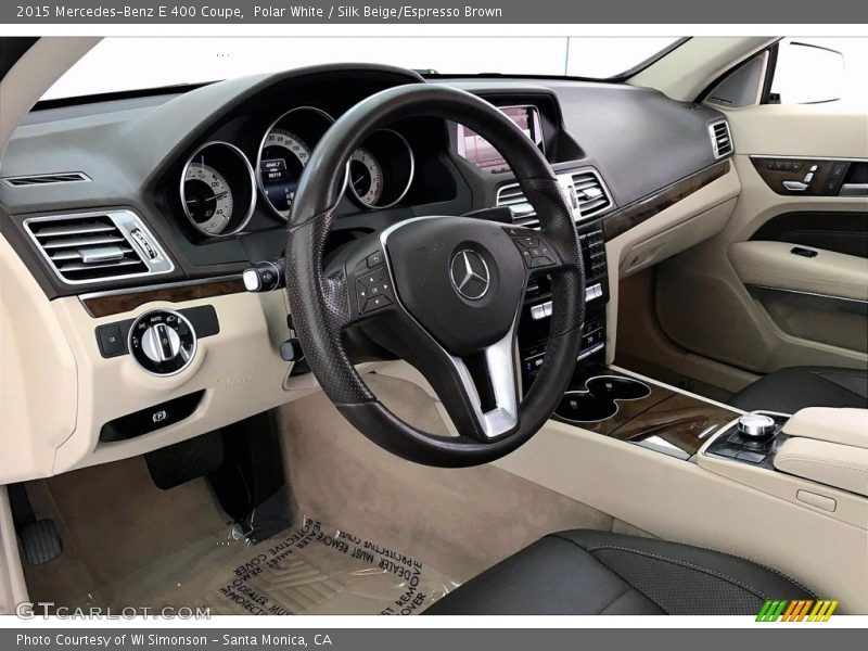Silk Beige/Espresso Brown Interior - 2015 E 400 Coupe 