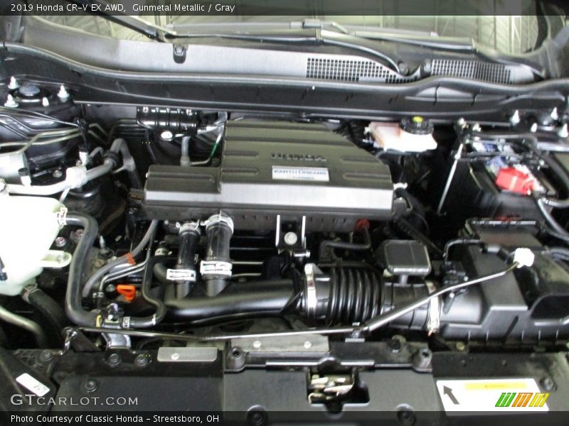 Gunmetal Metallic / Gray 2019 Honda CR-V EX AWD