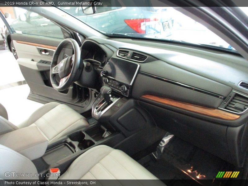 Gunmetal Metallic / Gray 2019 Honda CR-V EX AWD