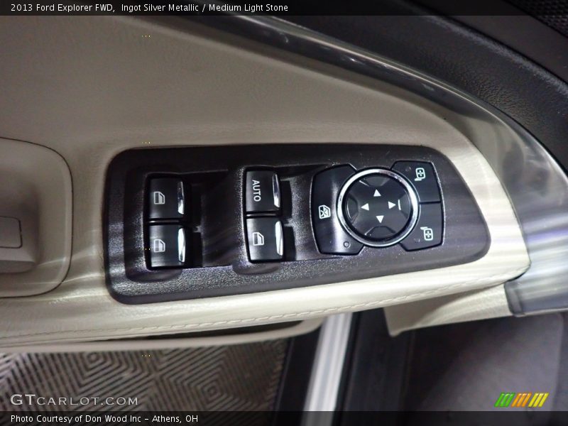 Ingot Silver Metallic / Medium Light Stone 2013 Ford Explorer FWD