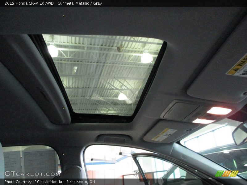 Gunmetal Metallic / Gray 2019 Honda CR-V EX AWD
