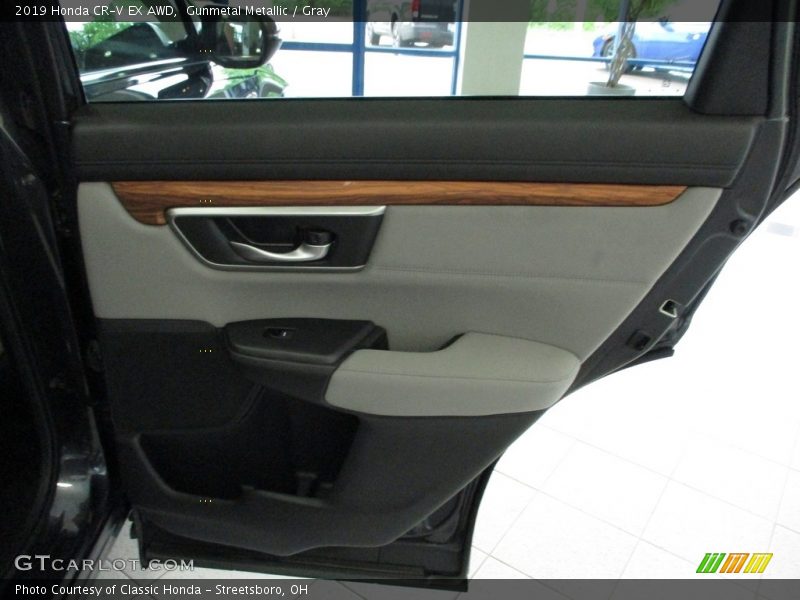 Gunmetal Metallic / Gray 2019 Honda CR-V EX AWD