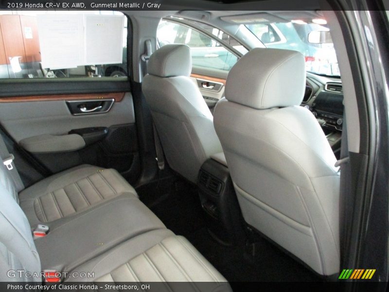 Gunmetal Metallic / Gray 2019 Honda CR-V EX AWD