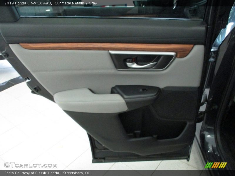 Gunmetal Metallic / Gray 2019 Honda CR-V EX AWD