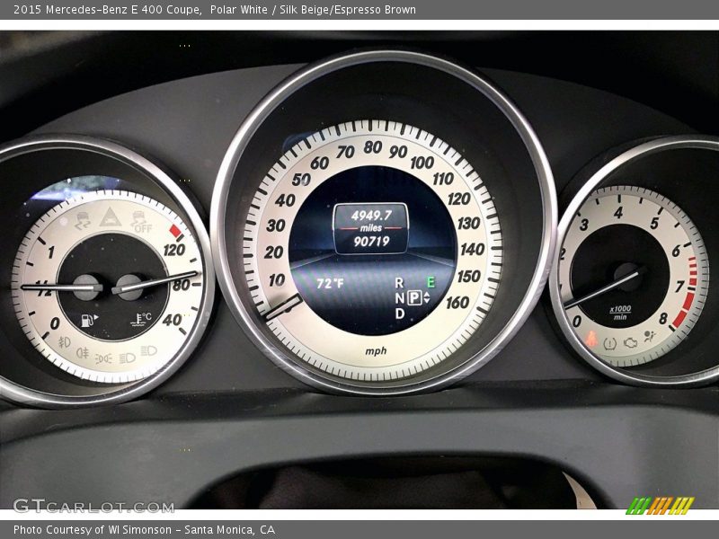  2015 E 400 Coupe 400 Coupe Gauges
