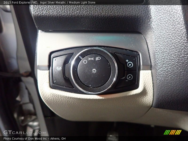 Ingot Silver Metallic / Medium Light Stone 2013 Ford Explorer FWD