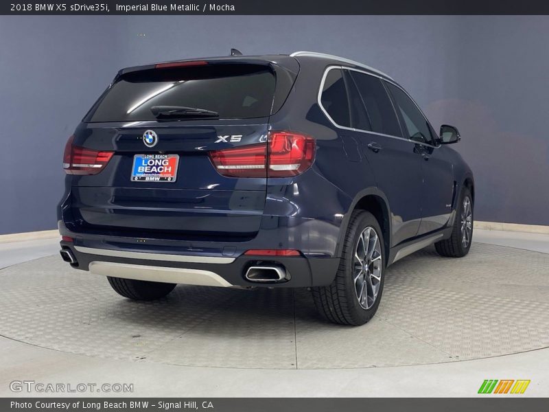 Imperial Blue Metallic / Mocha 2018 BMW X5 sDrive35i