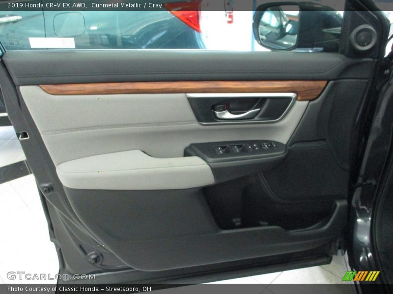 Gunmetal Metallic / Gray 2019 Honda CR-V EX AWD