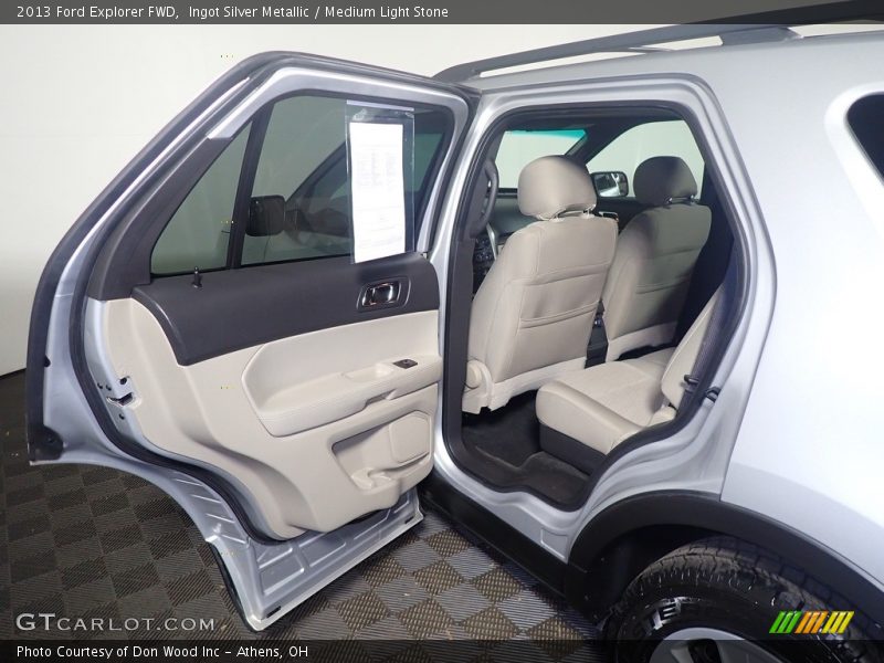 Ingot Silver Metallic / Medium Light Stone 2013 Ford Explorer FWD