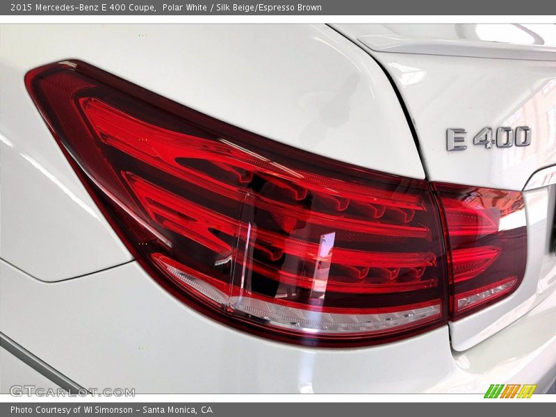 Polar White / Silk Beige/Espresso Brown 2015 Mercedes-Benz E 400 Coupe