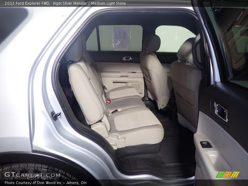 Ingot Silver Metallic / Medium Light Stone 2013 Ford Explorer FWD