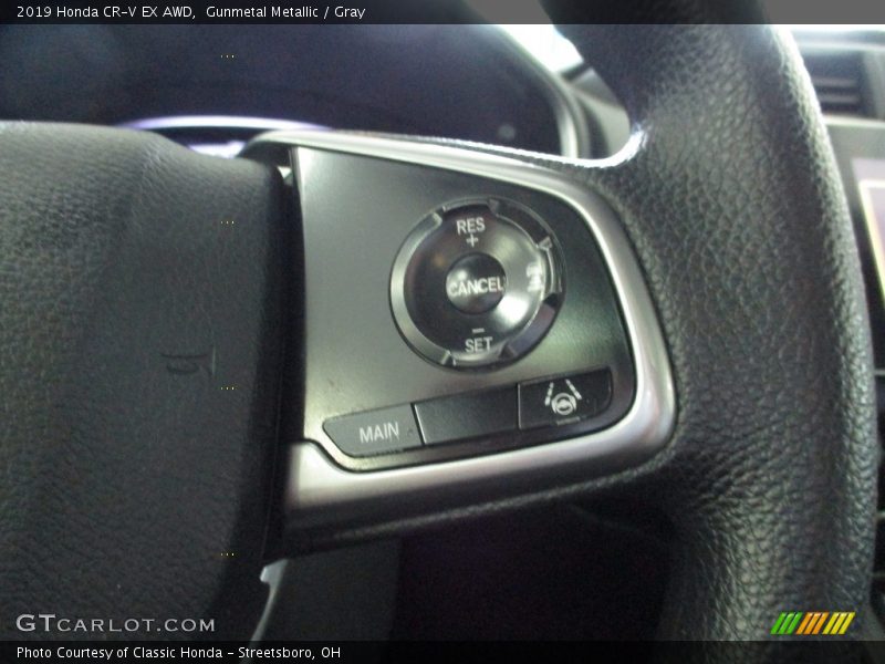 Gunmetal Metallic / Gray 2019 Honda CR-V EX AWD
