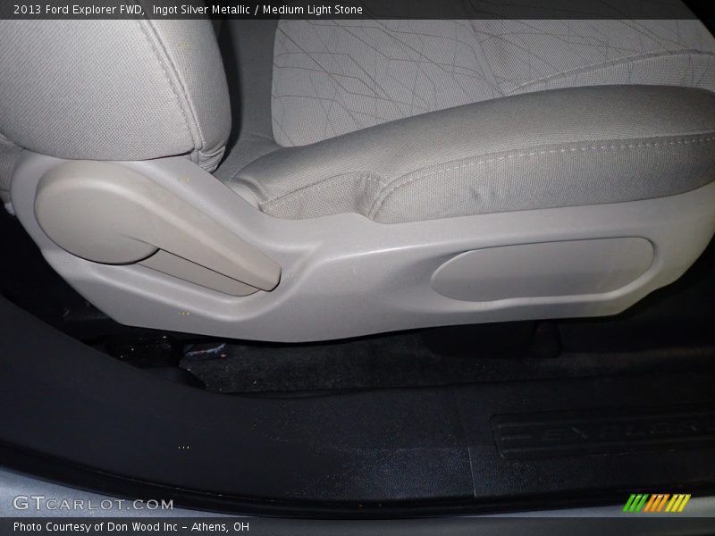 Ingot Silver Metallic / Medium Light Stone 2013 Ford Explorer FWD