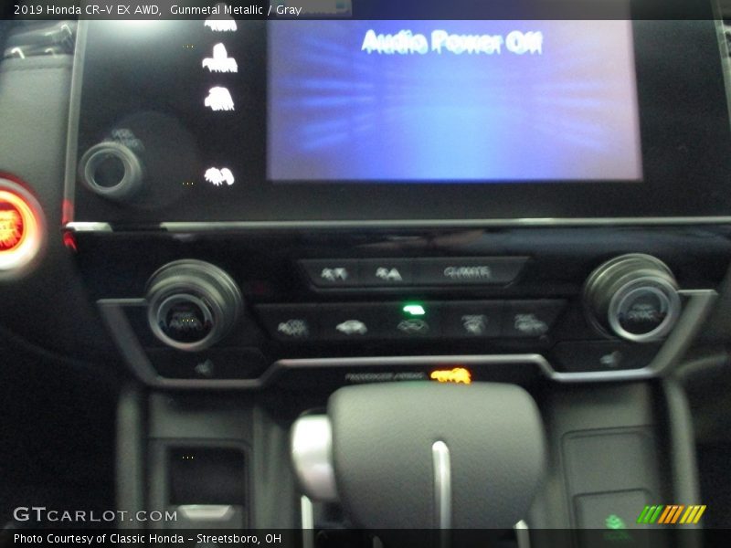 Gunmetal Metallic / Gray 2019 Honda CR-V EX AWD