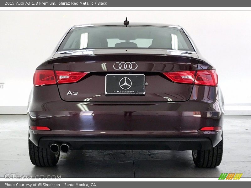Shiraz Red Metallic / Black 2015 Audi A3 1.8 Premium