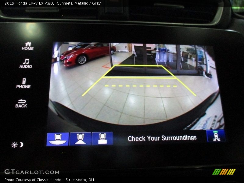 Gunmetal Metallic / Gray 2019 Honda CR-V EX AWD