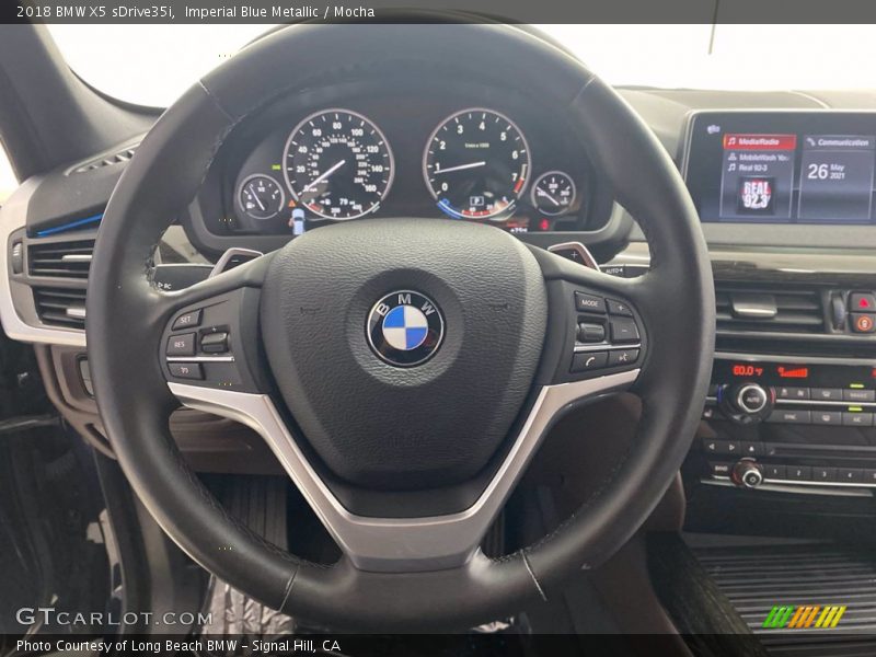 Imperial Blue Metallic / Mocha 2018 BMW X5 sDrive35i