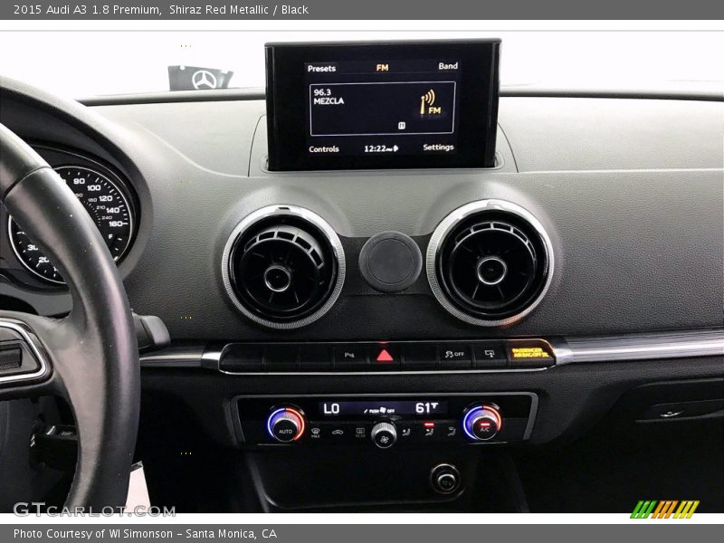 Controls of 2015 A3 1.8 Premium